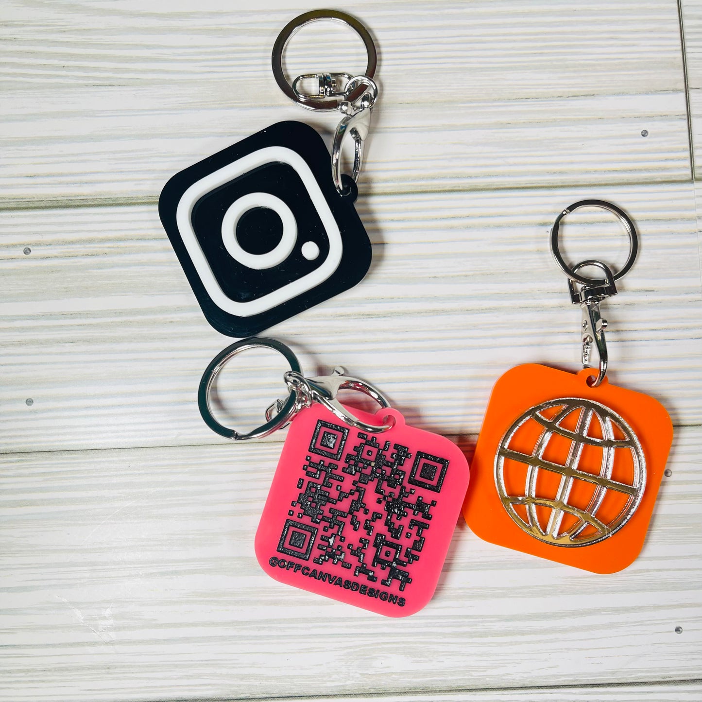 QR Code Keychain